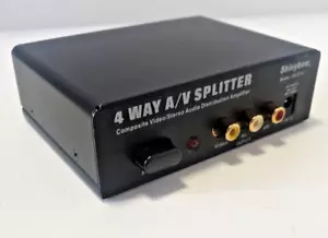 4 Way A/V Splitter Amplifier Maplin Shinybow Model: SB-3714 - Picture 1 of 8
