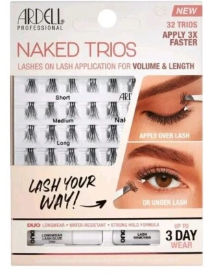 Ardell Naked Lashes Trios Kit, 32 Trios - Image 1 of 4