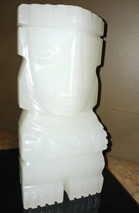 6.18 Lb Quartz Tiki Man Carving - Picture 1 of 10