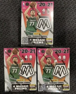 (3) 2020-21 Panini Mosaic NBA Basketball Blaster Box Lot - Factory Sealed - Picture 1 of 1