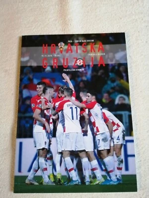 Football programe Croatia vs Georgia friendly match  19.11.2019. - Image 1 of 4