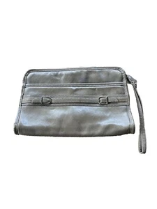 Cartera sin asas de cuero tostado Mary Ann Rosenfeld para mujer informal con cremallera - Imagen 1 de 6