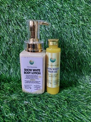 RM-BEAUTY Snow White Body Lotion 300ML and 125ml Oil (Very effective)