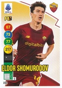 232 SHOMURODOV ELDOR # AS ROMA UZBEKISTAN CARD PANINI ADRENALYN CALCIATORI 2022 - Picture 1 of 1