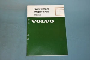 Volvo 240 260 Front Wheel Suspension Service Shop Repair Maintenance Manual  - Bild 1 von 11