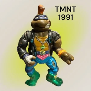 Vintage 1991 Playmates TMNT Punker Don Punk Rock Donatello - Bild 1 von 1