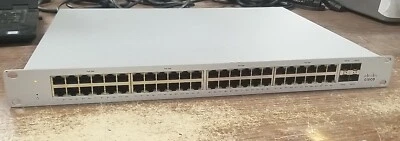Cisco Meraki MS120-48LP 48-Port Rack Mountable Ethernet Switch - Image 1 of 4