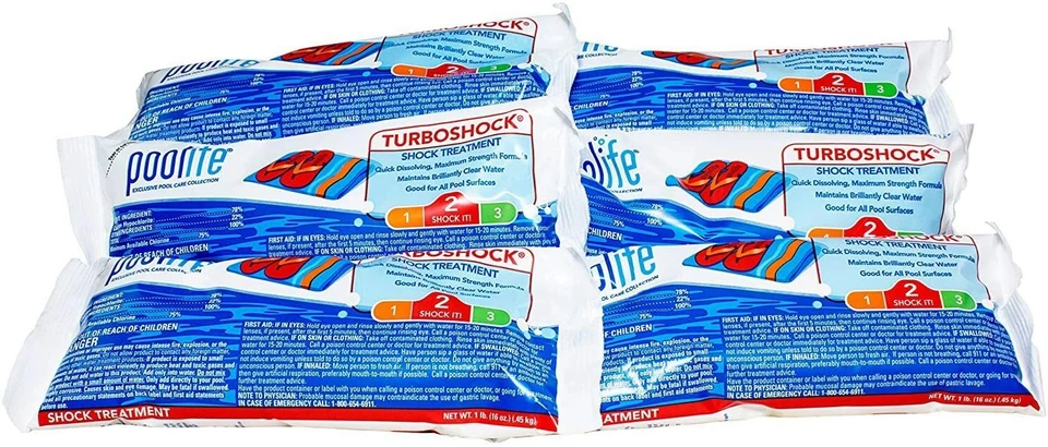 Poolife Turbo Shock 1# x 6 Bags - Image 1 of 1