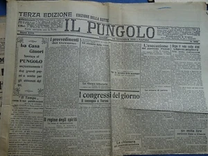 IL PUNGOLO-EDIZIONE DELLA NOTTE-NAPOLI 26/9/1910-GIORNALE POLITICO POPOLARE - Picture 1 of 1