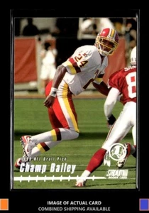 1999 Stadium Club #153 Champ Bailey RC Rookie Washington Redskins - Picture 1 of 2