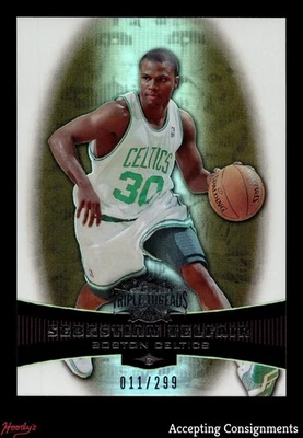 2006-07 Topps Triple Threads Sepia #40 Sebastian Telfair CELTICS 011/299 - Image 1 of 2
