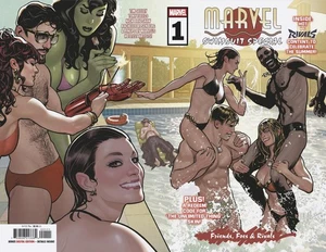 MARVEL COSTUME DA BAGNO SPECIAL: FRIENDS, FOES & RIVALS #1 - Adam Hughes - prevendita 07/09 - Foto 1 di 1