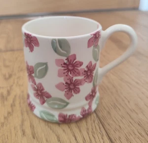 NEW Emma Bridgewater 0.5 1/2 pint mug CHERRY BLOSSOM spongeware flowers floral - Picture 1 of 1