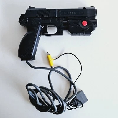 NAMCO Black Guncon Light Gun Gcon Controller - PlayStation 1 PS1 PSX PSOne Read - Image 1 of 4