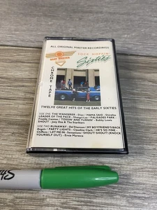 Vintage Cassette Sock Hoppin' Sixties JCI Chrome Tape 1985 Oldies Rock Hits USA - Picture 1 of 10