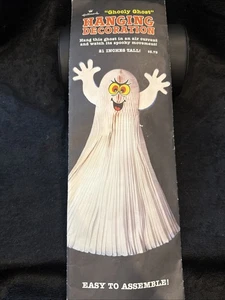 Hängendes Waben Seidenpapier Fliegender Geist Halloween Punze 21" Gulliver 1986 - Bild 1 von 4