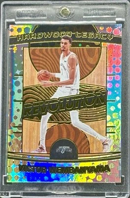 Victor Wembanyama RARE HOLO FOIL REFRACTOR INVESTMENT CARD PANINI SSP SPURS MINT - Image 1 of 2