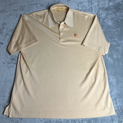 Tulliano Ko Olina Beach Resort Oahu Hawaii Men’s SZ XL Silk Blend Polo Shirt - Image 1 of 4