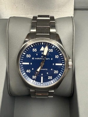 Reloj Hombre Hamilton Khaki Field Azul - H70205140 Foto 1 de 4