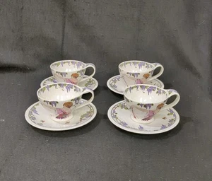 VILLEROY & BOCH DESIGN 1900 VITRO 4 PORCELAIN TEA/COFFEE CUP & SAUCER SET(S) - Picture 1 of 12