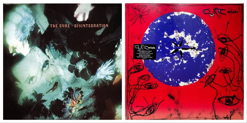 The Cure - Disintegration (vinyl 2LP) / Wish (vinyl 2LP)  [New/Sealed] job lot - Image 1 of 1