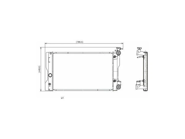 Radiador para Toyota Matrix 2009-2013 2010 2011 2012 XK715VG radiador -- OE Foto 1 de 1