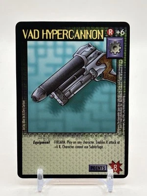 Wildstorms CCG VAD Hypercannon Rare Equipment Card Limited Image DC Comics - Image 1 of 4