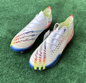 Botines/zapatos de fútbol Adidas Predator Edge.1 SG GW1021 para hombre talla 9,5 - Imagen 1 de 12