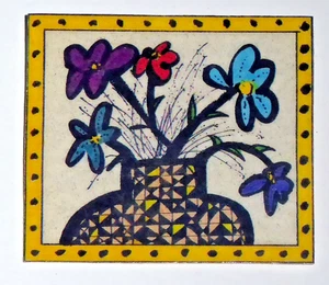 Laminated Bouquet Pin by The Wendelline 1989 - Picture 1 of 2