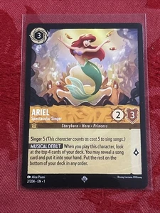 Lorcana  First Chapter - Ariel - Spectacular Singer - 2/204 M/NM - Picture 1 of 7