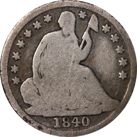 1840-P Seated Liberty Half Dime Great Deals From The Executive Coin Company Cover