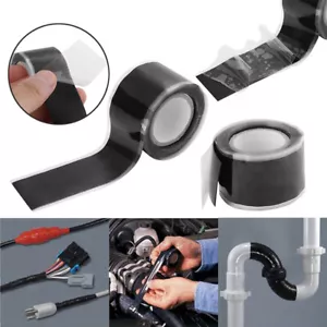 Super Strong Waterproof Stop Leak Seal Repair Tape Self Fiber Fix Adhesive T -'h - Picture 1 of 12