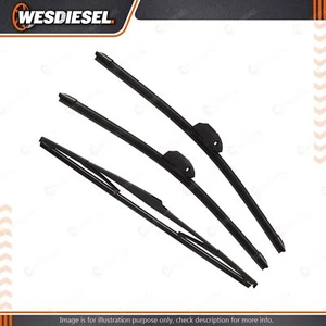 Tridon F+R Windscreen Wiper Blades fit Mitsubishi Express SJ WA Pajero iO - Picture 1 of 2