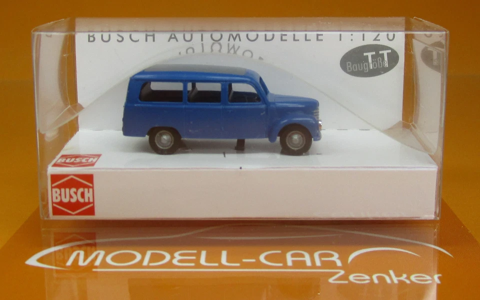 Busch 8680 IFA Framo V901/2 Bus blau 1:120 NEU Modellauto - Bild 1 von 1