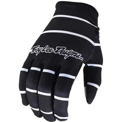 Troy Lee Designs TLD Flowline MTB Guantes de Ciclismo Rayas Negro/Blanco Mediano MD M Foto 1 de 3