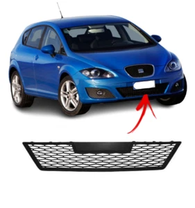 PARA SEAT LEON 2009 - 2012 NUEVO PARACHOQUES DELANTERO PARRILLA INFERIOR NEGRA - Imagen 1 de 7