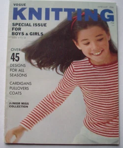 60er Jahre Vogue Strickmagazin Juni Juli 1966 Jungen und Mädchen - Bild 1 von 11