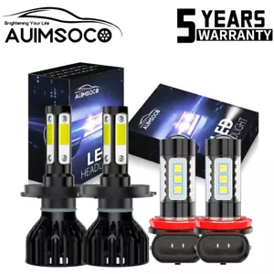 For Honda CR-V CRV Sport Utility 2.4L 2007-2014 LED Headlight + Fog Light Bulbs - Picture 1 of 14