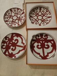 Plato De Pan Hermes Balcon Du Guadalquivir 17 Cm Rojo No.3, No.6 Juego De 4 - Imagen 1 de 3