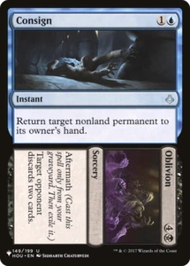 x1 Consigna // Oblivion PLST MKM The List MTG HOU-149 POCO COMÚN M/NM 1x - Imagen 1 de 1