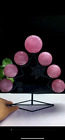 TOP Natural pink rose Quartz ball carved Crystal Big Seven-star sphere healing