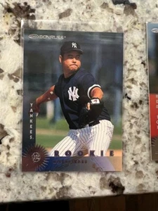 Tarjeta de novato Donruss MLB 1997 New York Yankees Hideki Irak #361 - Imagen 1 de 1