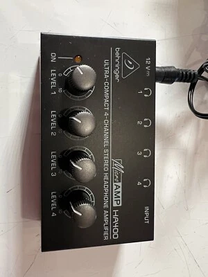 Behringer MicroAmp HA400 Excellent Condition 4 Channel Headphone - Image 1 of 4
