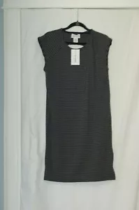 Nuevo vestido para mujer For the REPUBLIc talla S elástico gris/negro rayas nuevo con etiquetas $78 - Imagen 1 de 10