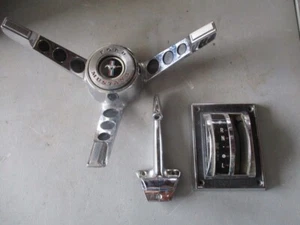 Mustang 1965-1966 Piezas Anillo de bocina Cambio Bisel Espejo Soporte Bonito Usado De Colección - Imagen 1 de 5