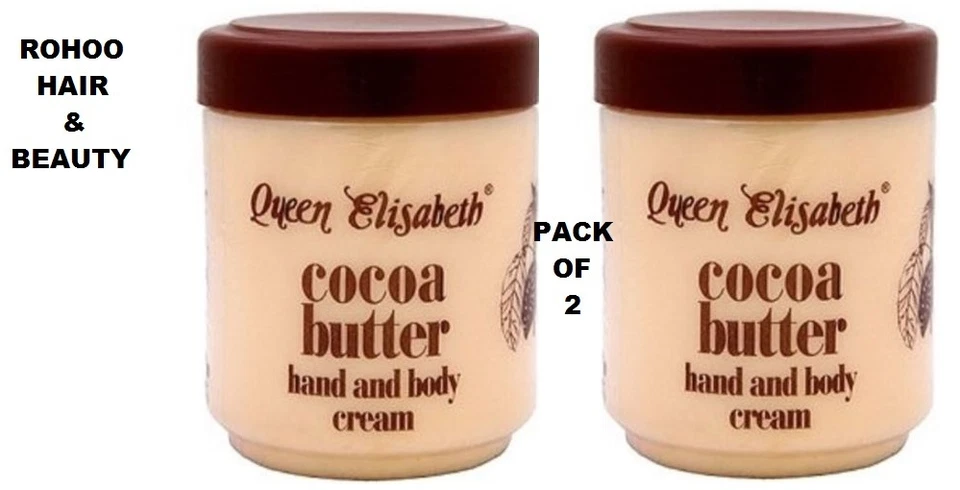 2 X QUEEN ELISABETH COCOA BUTTER HAND & BODY CREAM 500ml - Bild 1 von 1