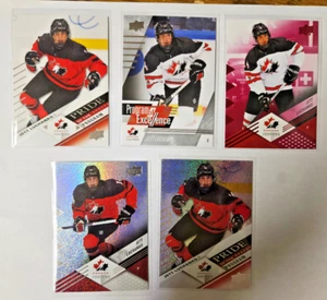 Jett Luchanko 5-Card Lot 2024 Team Canada Juniors - Bild 1 von 1