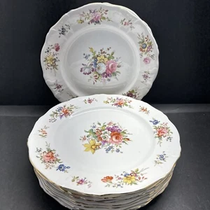 10 HAMMERSLEY Howard Sprays MEMBER OF SPODE GROUP Dinner Plates 10 3/4” Nice - Picture 1 of 11