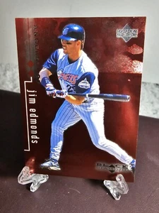 1999 Black Diamond Double Anaheim Angels Baseball Card #3 Jim Edmonds 1254/3000 - Picture 1 of 4