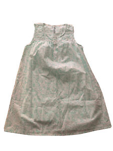 NWOT, Croft & Barrow Sleeveless Pineapple Print Nightgown 100% Cotton Size S